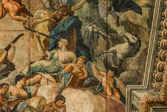 Picture: Detail of the ceiling painting