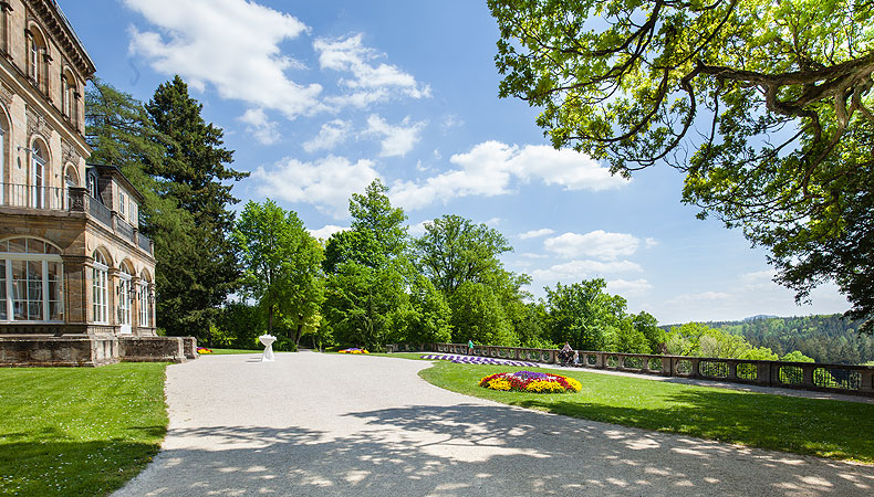 Picture: Viewing terrace at the back of the castle