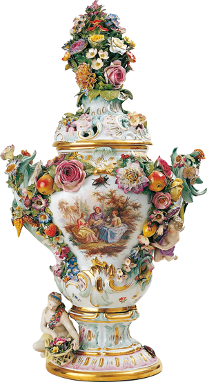 Picture: Vase, Meißen around 1878